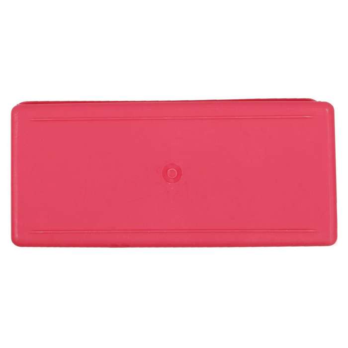 2x Stackable Plastic Storage Baskets(red)s:29 X 16 X 2 Cm
