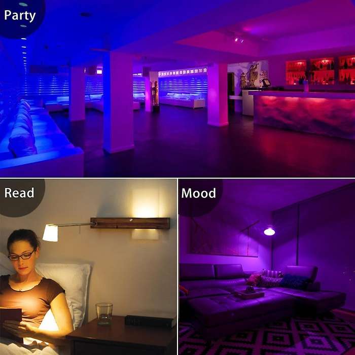 E14 Led Lamp Smart Light Bulb Color Spotlight Neon Sign Rgb D