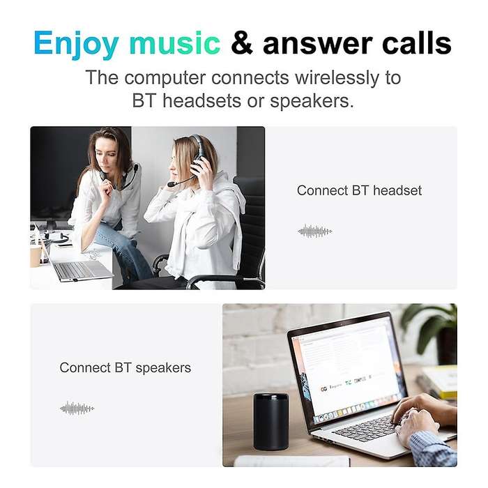 Usb Bluetooth Adapter Dongle Bluetooth 5.0 Audio Transmitter