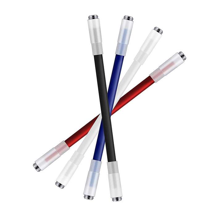4 Pcs Spinning Pen (without Pen Refill) for Reduced Pressure