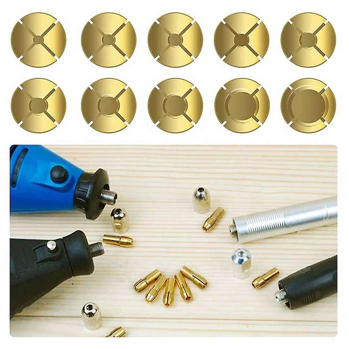 Quick Change Collets 4485 Brass Rotary Tool for Dremel Collets