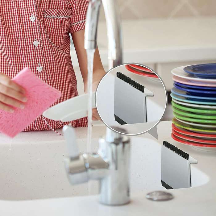 3 Pack Multipurpose Kitchen Sink Squeegee Cleaner and Countertop
