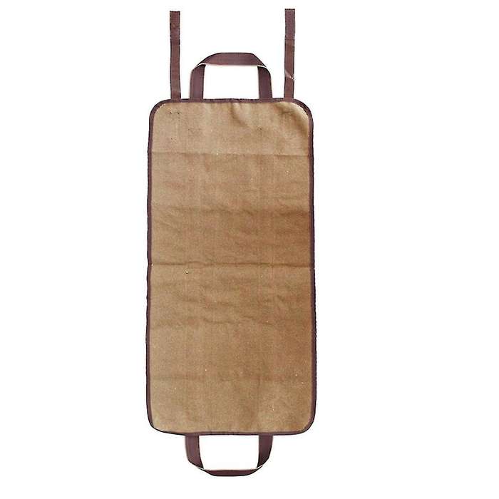 Supersized Canvas Firewood Carrier Bag Log Camping Storage Bag(brown)