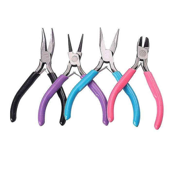 4 Pack Jewelry Making Pliers Tools Kit for Wire Wrapping Making