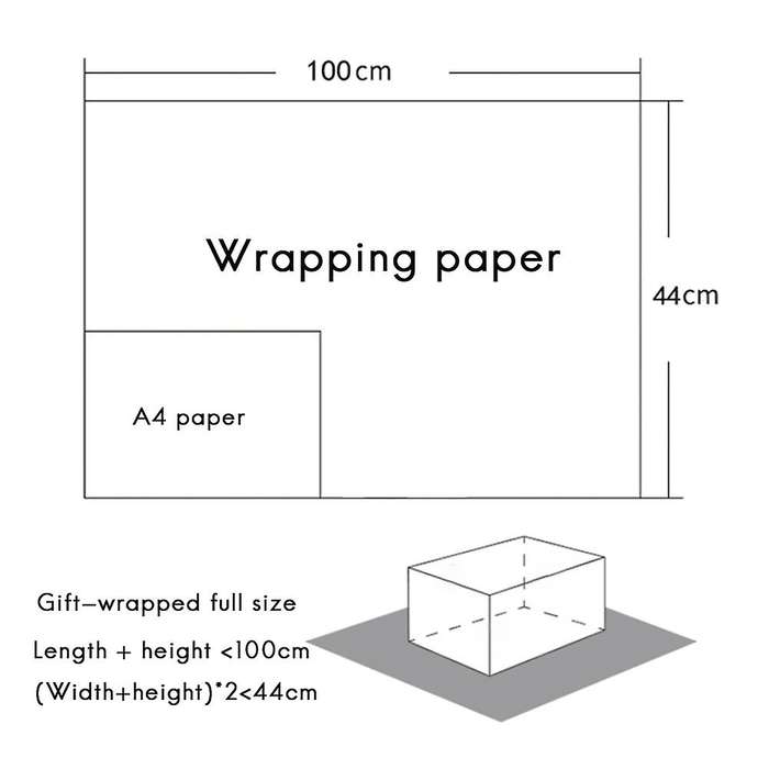 Wrapping Paper Sheets,for Christmas Party Set Of 6 Gift Wrap Papers