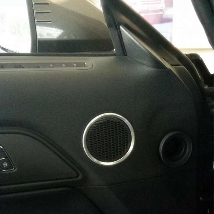 Door Speaker Ring Trim Cover Vent Outlet Frame for Ford Red