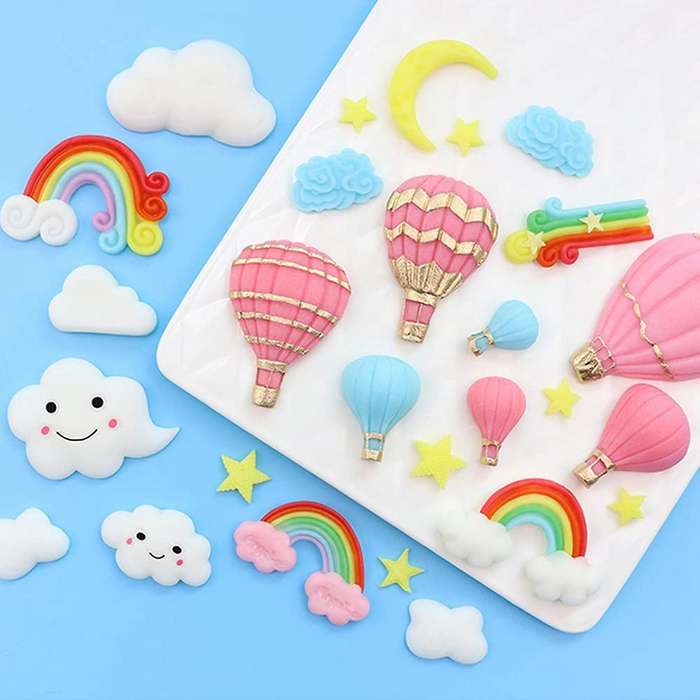 Silicone Fondant Molds Candy Chocolate Mold for Diy Crafting Cake