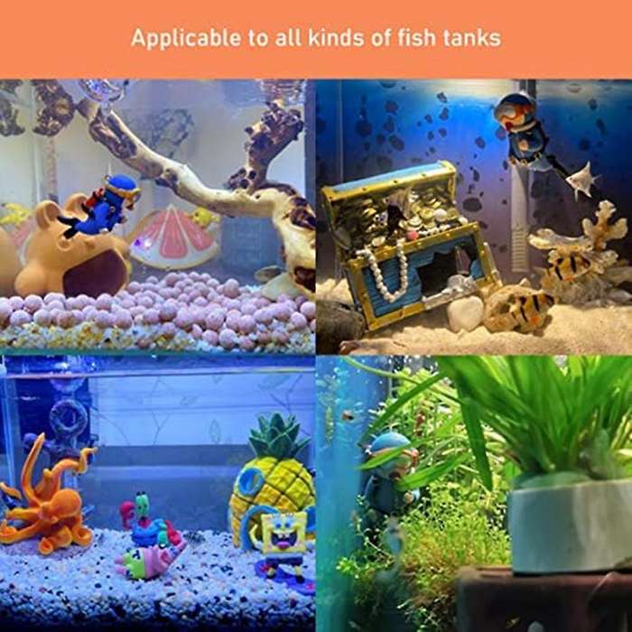 Aquarium Decoration Cute Diver Fish Tank Suitable for All Fish Tanks