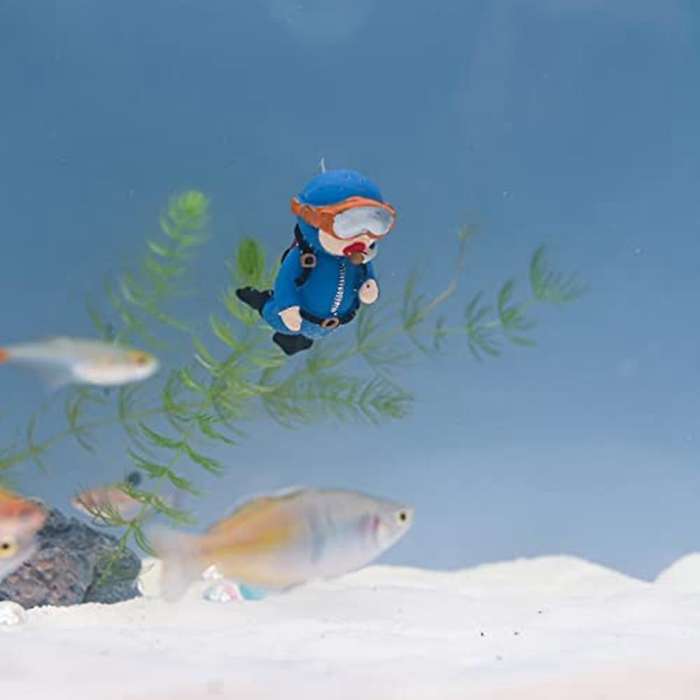 Aquarium Decoration Cute Diver Fish Tank Suitable for All Fish Tanks