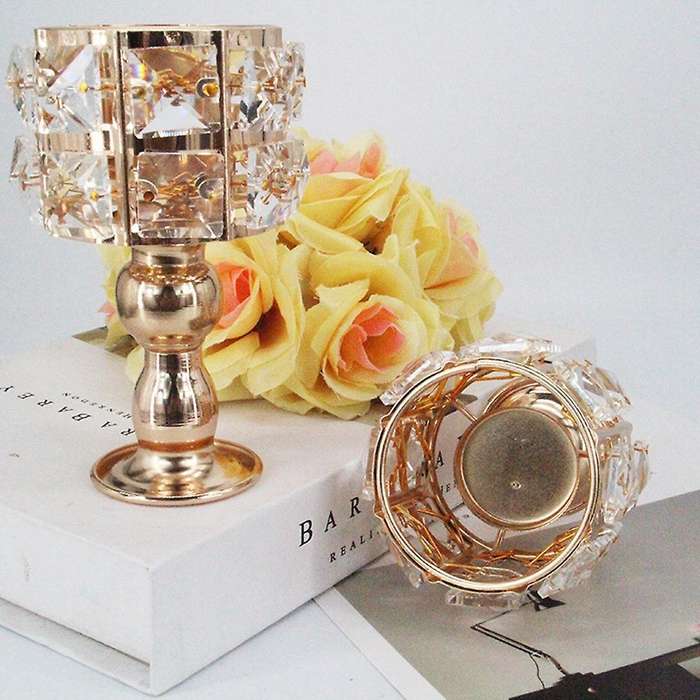 Crystal Votive Tealight Candle Holder Candlestick Home Table Decor ,s