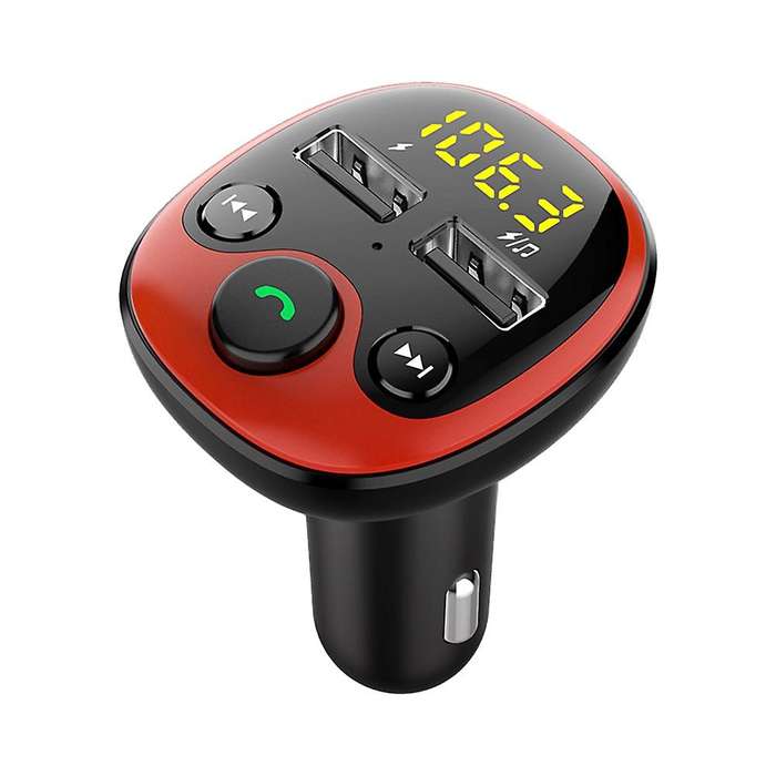 Car Charger for Iphone Mobile Phone Handsfree Fm Transmitter