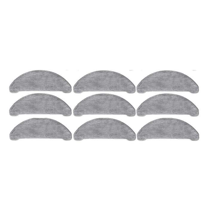 9pcs Mop Cloth Rags for Roidmi Eve Plus Robot Vacuum Cleaner