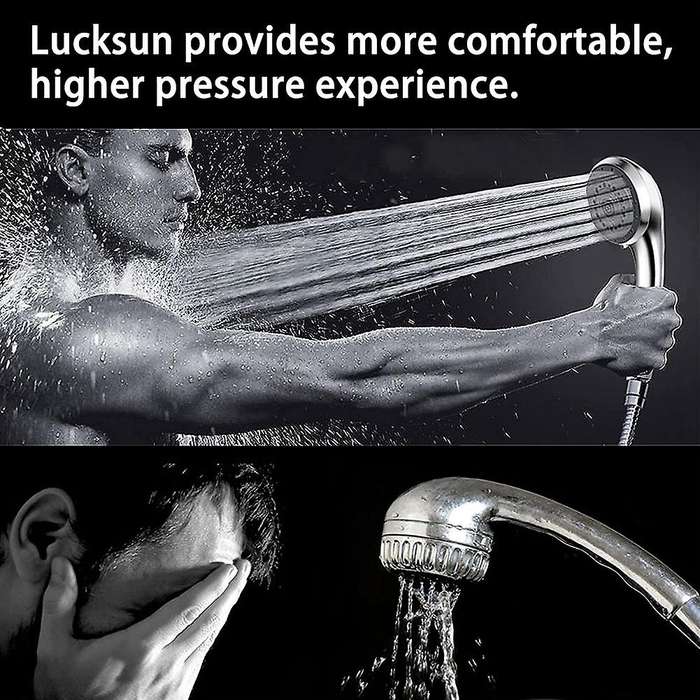 Shower Head,universal Adjustable Power Hand Shower, for Bathroom