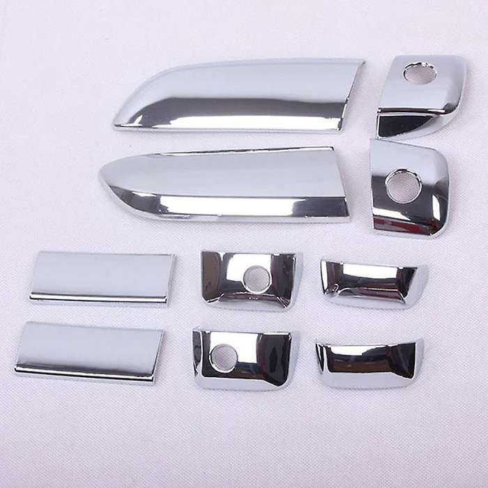 10 Car Abs Chrome Door Handle Bowl Panel for Toyota Hiace 2005-2015