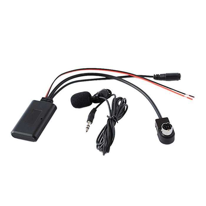 Car Bluetooth Aux Adapter Audio Phone Call Handsfree Microphone