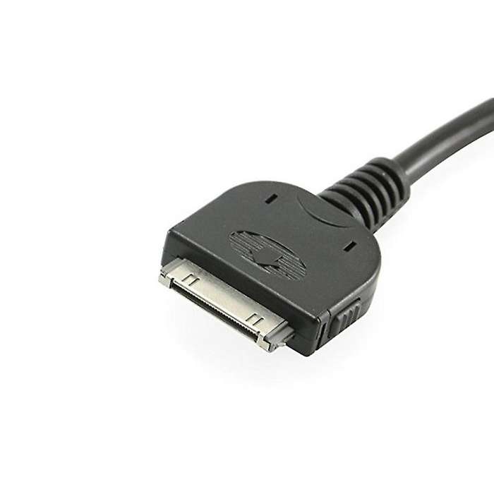 Black Aux Input Interface Cable Port Fit for Infiniti Nissan Ipod