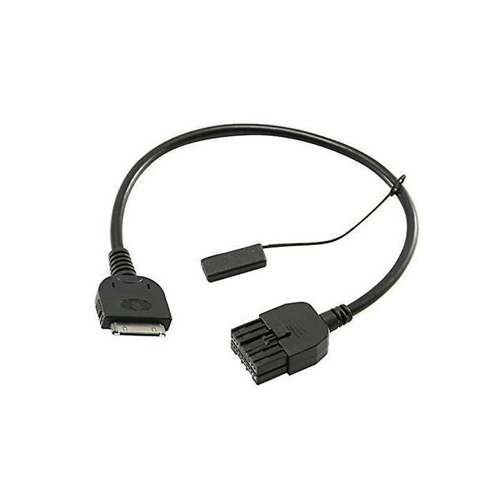Black Aux Input Interface Cable Port Fit for Infiniti Nissan Ipod