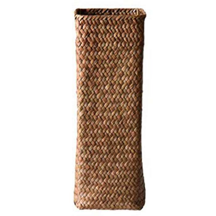 Rattan Flower Vase Bamboo Baskets Tall Vases for Home Decor Brown