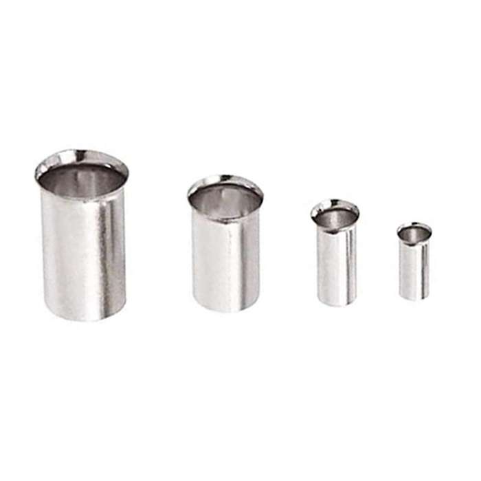 240pcs Wire Copper Crimp Fitting,awg 4,6,8,10 Non Insulated Cable Kit