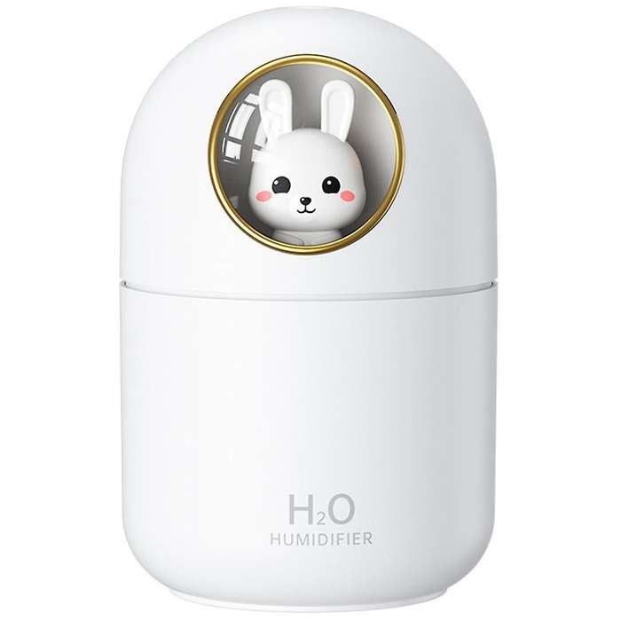 New Cartoon Humidifier Usb Mute Cute Pet Aroma Diffuser, White