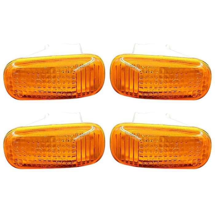 6x Side Turn Signal Light for Honda Civic City Cr-v 2002-2014 Yellow