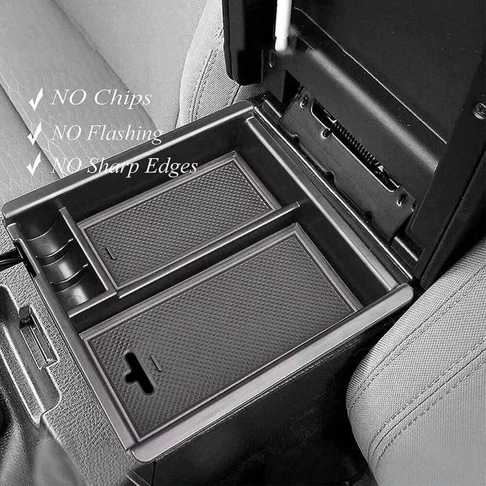 Car Center Console Organizer Tray for Toyota Tacoma 2016-2021, Black