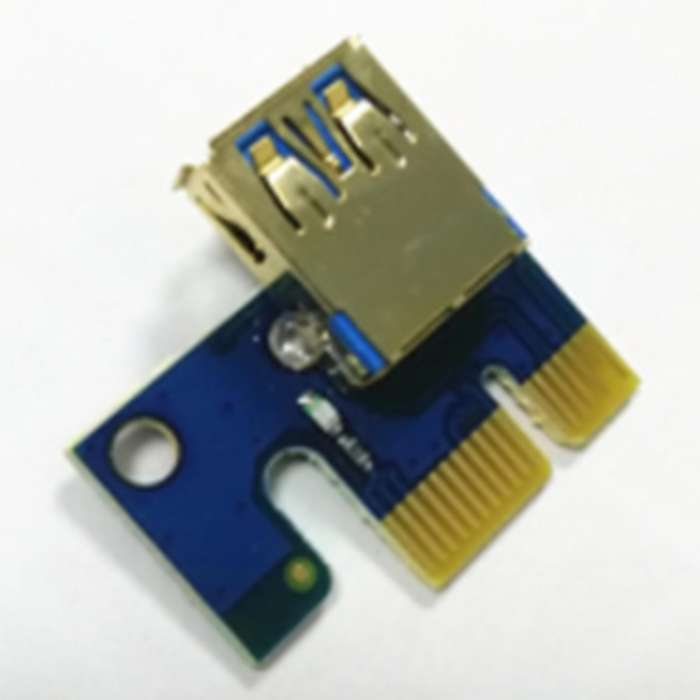 10 Pcs Usb3.0 to Pci-e 1x Adapter Card to Pci Golden Finger Pci-e
