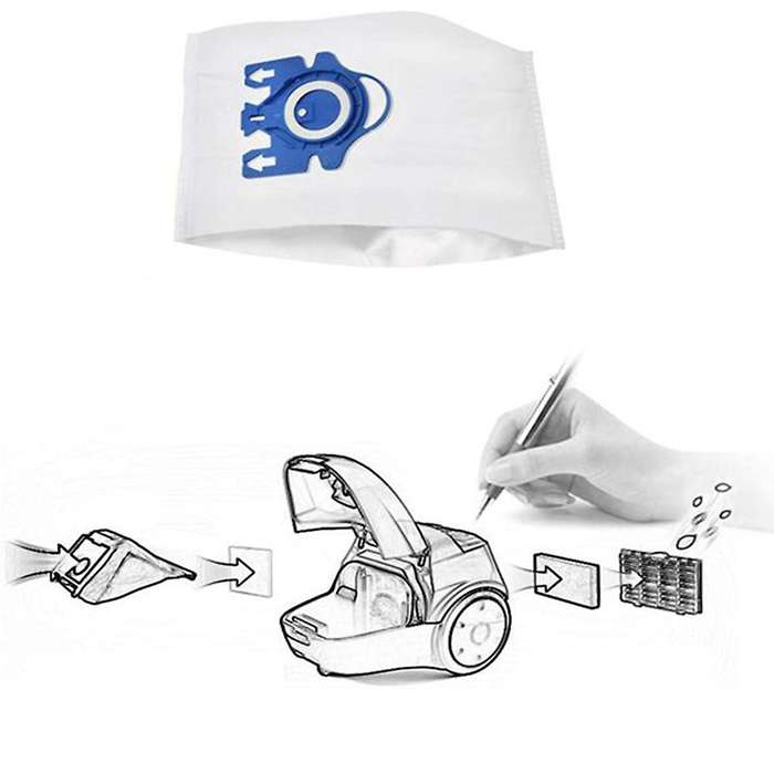 12pcs Vacuum Cleaner for Miele Gn Airclean 3d Efficiency Dust Bags