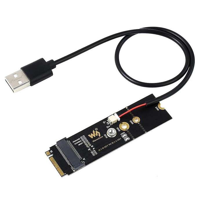 Waveshare M.2 Adapter Card Only Supports Pcie Channel Devices