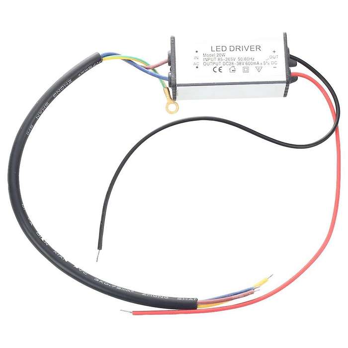 2x Led Lamp Transformer Driver Power Supply Dc 36v 20w Waterproof
