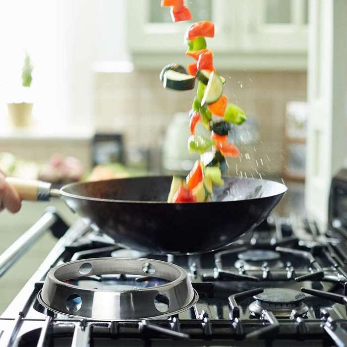 Wok Pan Support Stand Wok Ring Universal Size for Gas Stove Fry Pans