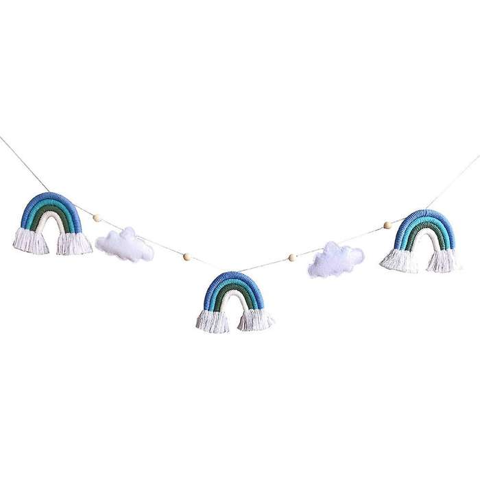 Party Banner Garland String Kids Room Nursery Decor Photo Props C