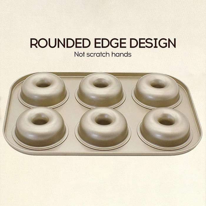 1 Pieces Donut Baking Tray Carbon Steel Donut Mold Dish Bag Mould