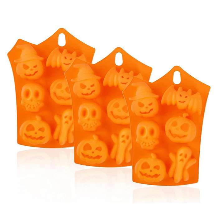 3 Pieces Set Halloween Pumpkin Candy Mold 3d Chocolate Mold