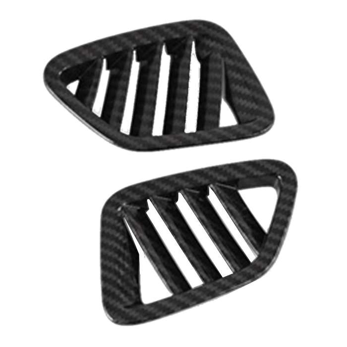 Carbon Fiber Car Front Upper Air Outlet Cover Decoration for Kia K7