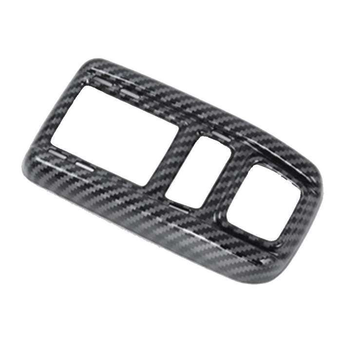 Carbon Fiber Car Gear Box Panel Frame Cover Sticker Decoration