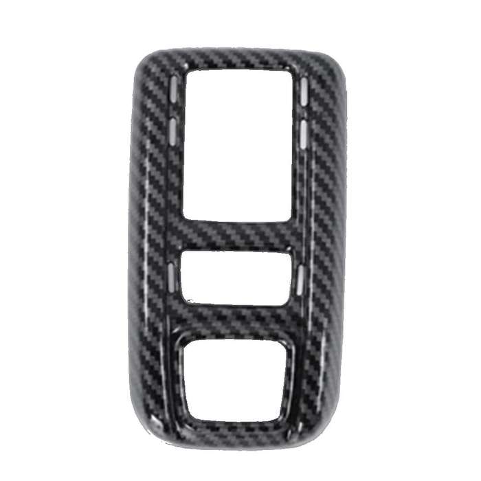 Carbon Fiber Car Gear Box Panel Frame Cover Sticker Decoration