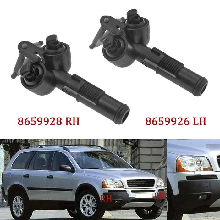 Right Left Front Headlight Washer Spray Nozzle Jet Pump