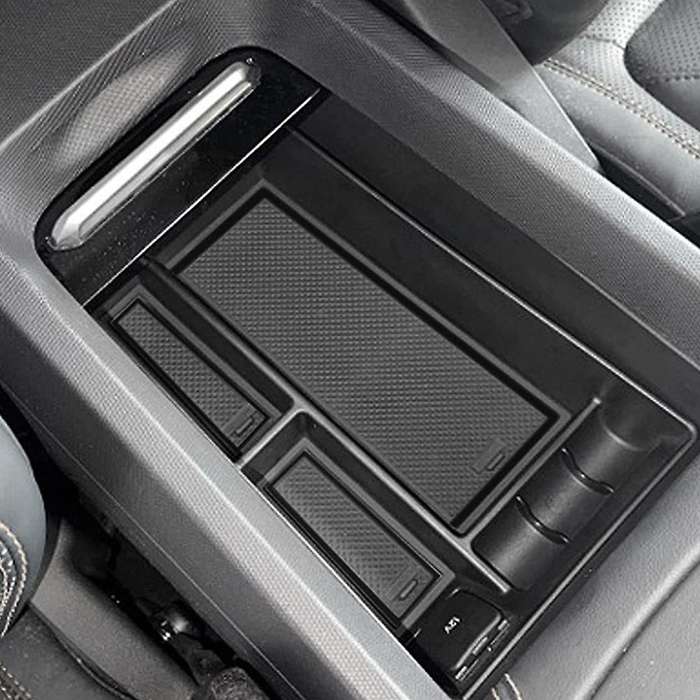 For Mustang Mach-e 2022 Central Console Armrest Storage Box Holder