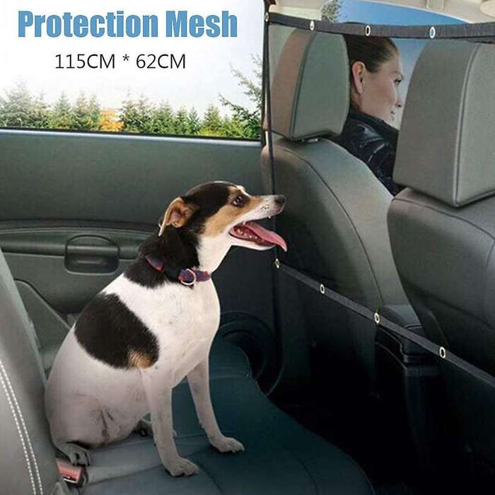 Car Barrier Pet Protection Backseat Mesh Dog Car Divider Net