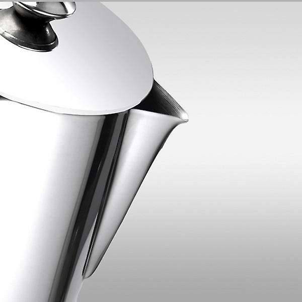 350ml Stainless Steel Milk Frothing Pitcher with Lid Espresso Coffee