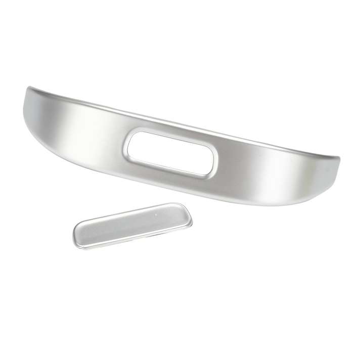 Center Console Armrest Box Buttons Frame Decoration Chrome