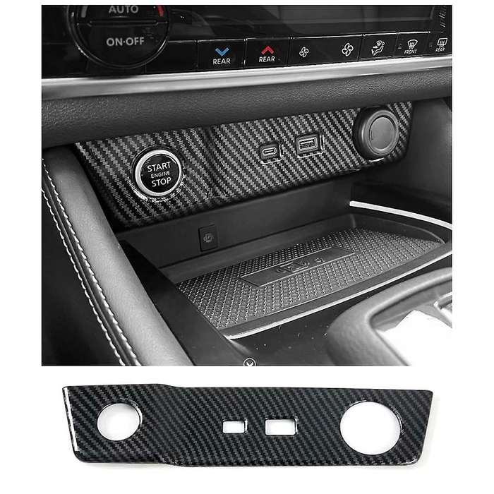 For Nissan Cigarette- Lighter Cover Trim Sticker Accessories, B