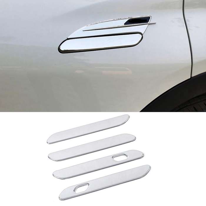 For Ford Evos 2022 Chrome Abs Car Door Panel Handle Cover Trim