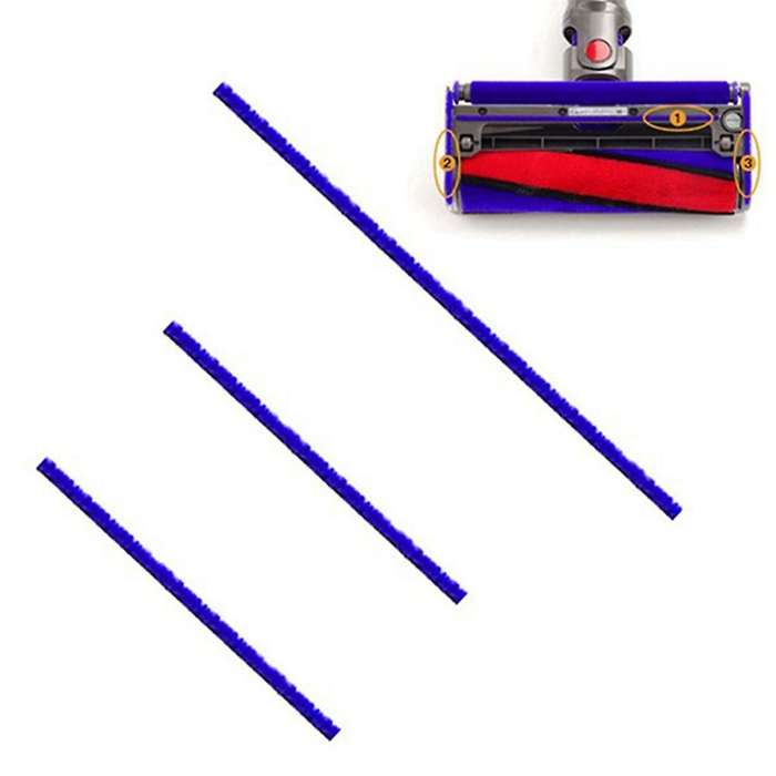 6pcs Soft Plush Strips for Dyson V6 V7 V8 V10 V11 Vacuum Cleaner