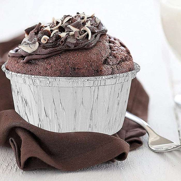Aluminum Foil Ramekin Paper Cup 150 Pack Disposable Foil Baking Cup
