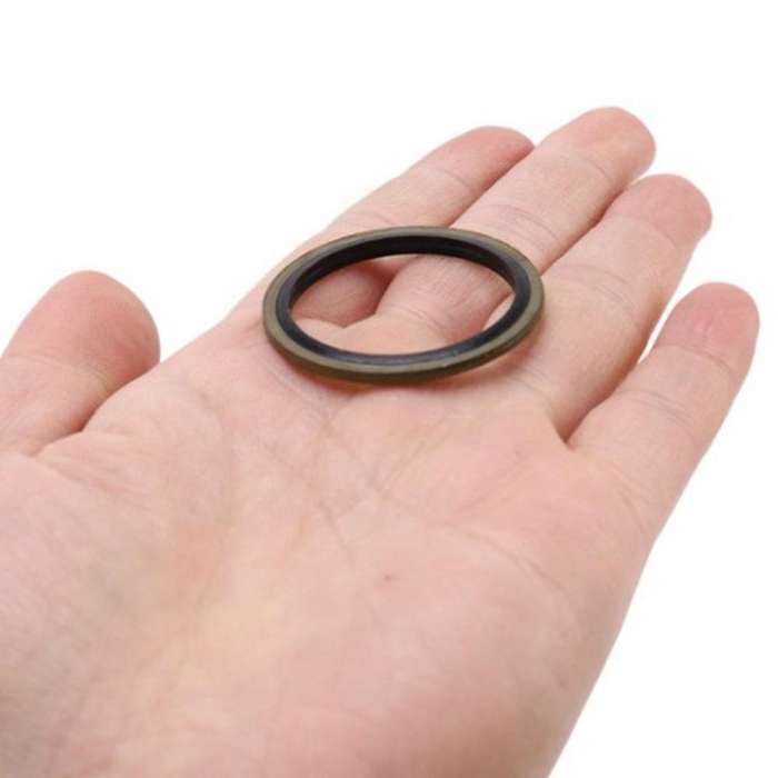 100pcs Bonded Washer Metal Rubber Oil Drain Plug Gasket