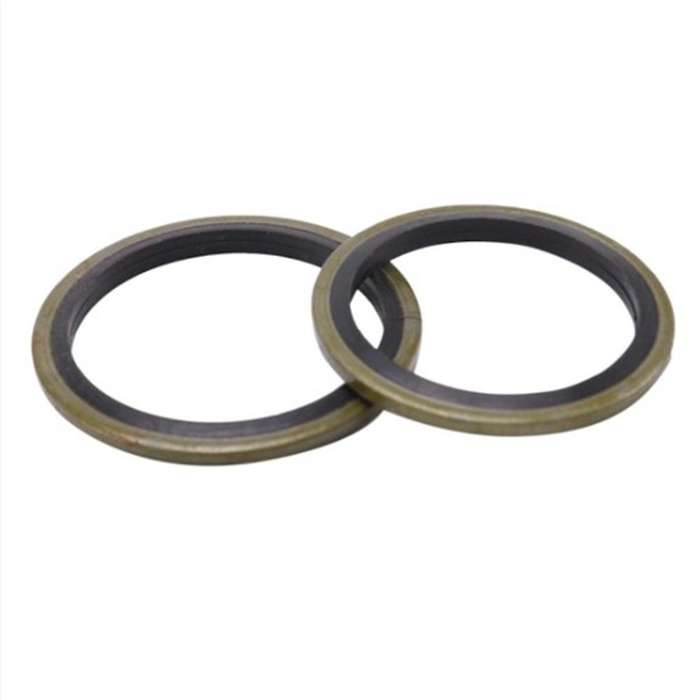 100pcs Bonded Washer Metal Rubber Oil Drain Plug Gasket