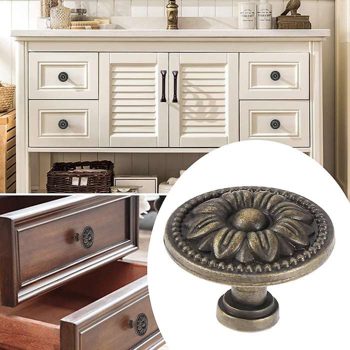 10pcs,vintage Handle Knobs,for Furniture, Kitchen Doors and Cupboards