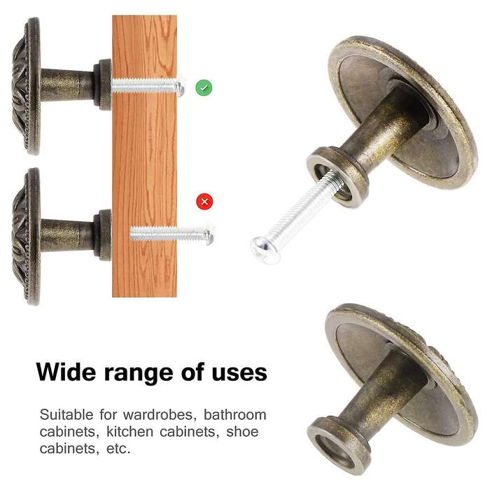 10pcs,vintage Handle Knobs,for Furniture, Kitchen Doors and Cupboards